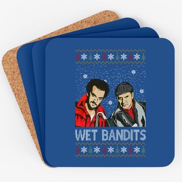 Discover Home Alone Harry X Marv Sad Face Merry Art Coaster