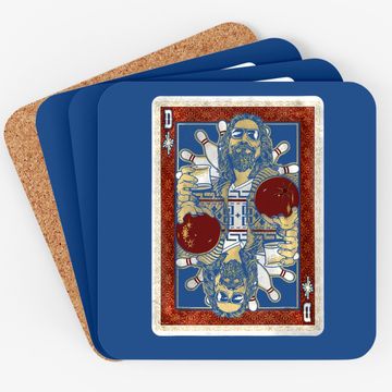 Discover The Big Lebowski The Dude Abides Playing Card Coaster