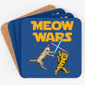 Discover Meow Wars -cat Lover Gift Coaster