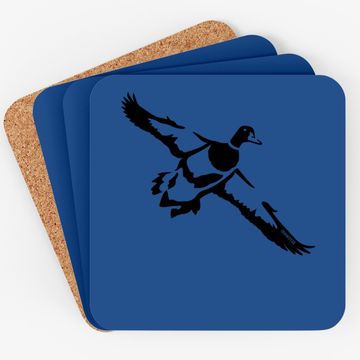 Discover Single Drake Duck Hunting Committed Waterfowl Coaster