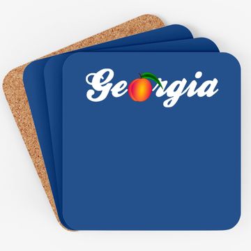 Discover Georgia Peach State Home Souvenir Coaster
