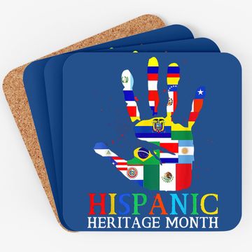 Discover National Hispanic Heritage Flag Countries Hands Latino Coaster