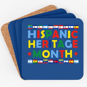 Discover Hispanic Heritage Month 2021 Coaster