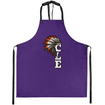 Discover Cle Cleveland Ohio Native American Indian Tribe Apron