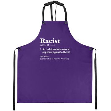 Discover Conservative Republican Anti Liberal Racist Apron