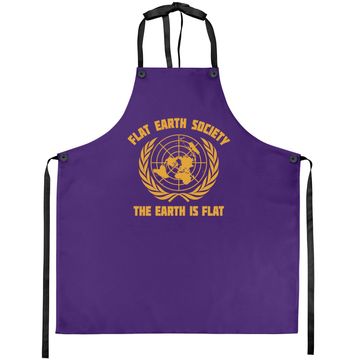 Discover Flath Earth Society The Earth Is Flat Anti Scientism Apron