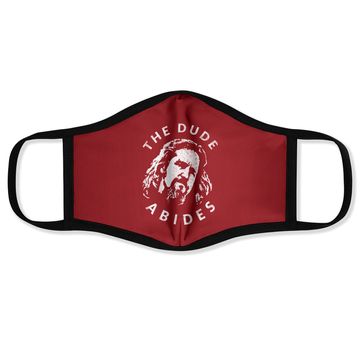 Discover The Big Lebowski The Dude Abides  face Mask