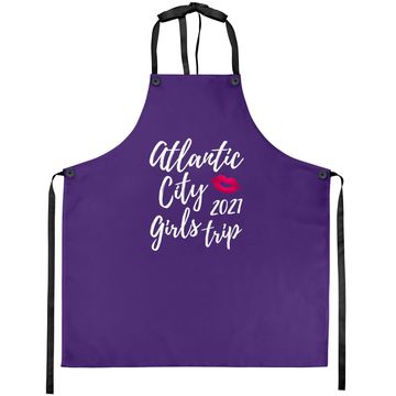 Discover Atlantic City Girls Trip 2021 New Jersey Vacation Design Apron