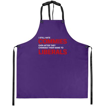 Discover Funny Anti Socialist Communist Pro America Patriotic Apron