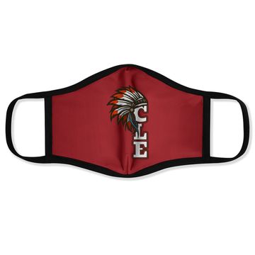 Discover Cle Cleveland Ohio Native American Indian Tribe Face Mask