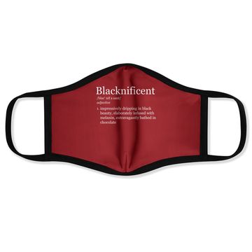Discover Blacknificent Magnificent Black Pride Melanin Face Mask