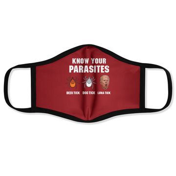 Discover Know Your Parasites Anti Joe Biden Face Mask