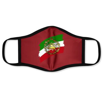 Discover Iran Flag With Lion And Crown Face Mask
