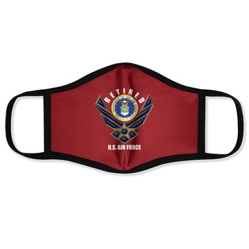 Discover Retired Us Air Force Veteran Face Mask Retirement Face Mask