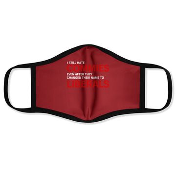 Discover Funny Anti Socialist Communist Pro America Patriotic Face Mask