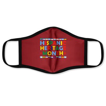 Discover Hispanic Heritage Month 2021 Face Mask