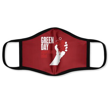 Discover Green Day American Idiot Face Mask