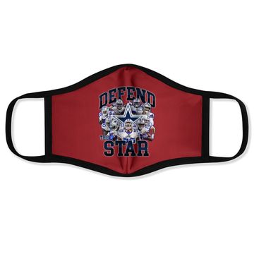 Discover Defend The Star Dallas Cowboys Face Mask