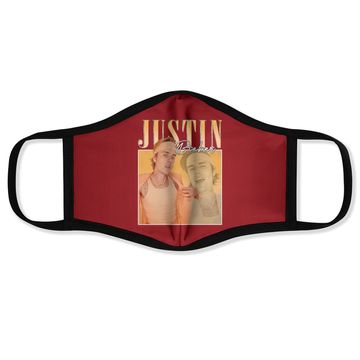 Discover Vintage Justin Bieber Homage Face Mask