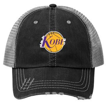 Discover Purple Los Angeles Kobe Logo Trucker Hat