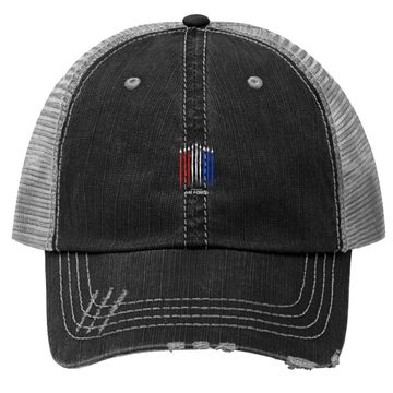 Discover Air Force Us Veterans American Flag Trucker Hat