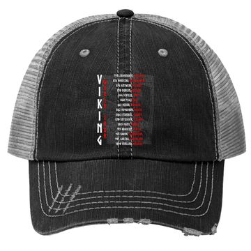 Discover Viking World Tour Front And Backprint! Trucker Hat