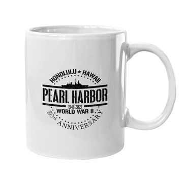 Discover Pearl Harbor 80th Anniversary 1941 World War 2 Veteran Coffee Mug