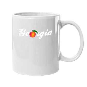 Discover Georgia Peach State Home Souvenir Coffee Mug