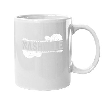Discover Nashville Guitar Tennessee Coffee Mug