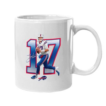 Discover Josh Allen Royal Buffalo Bills Powerhouse Player Graphic Coffee Mug
