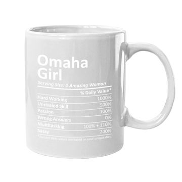Discover Omaha Girl Nebraska Coffee Mug
