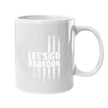 Discover Let’s Go Brandon Conservative Anti Liberal Us Flag Coffee Mug