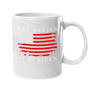 Discover Pro America Anti Biden Flag Impeach Joe Biden Anti Biden Coffee  mug