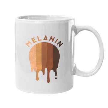 Discover Melanin Dripping Down Black Pride Proud Heritage Coffee Mug