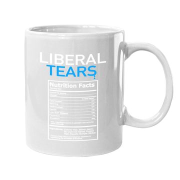 Discover Liberal Tears Anti Liberal Pro Trump Republican Gift Coffee Mug