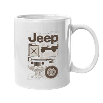 Discover Jeep Dad Willys 1941 Coffee Mug