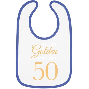 Discover Romantic Baby Bib For Couples - 50th Wedding Anniversary Baby Bib