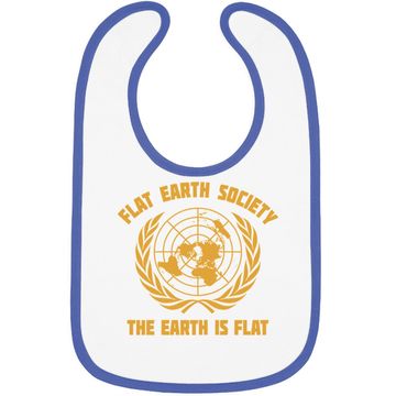 Discover Flath Earth Society The Earth Is Flat Anti Scientism Baby Bib