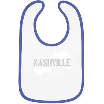 Discover Nashville Guitar Tennessee Baby Bib