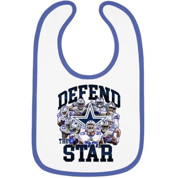 Discover Defend The Star Dallas Cowboys Baby Bib