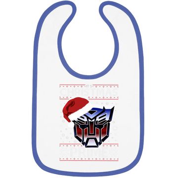 Discover An Autobot Merry Christmas Transformers Essential Baby Bib