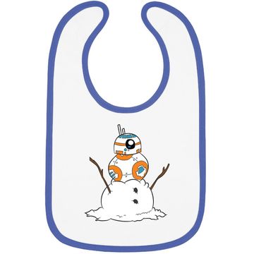 Discover Snowman Robot On Snowman Essential Baby Bib