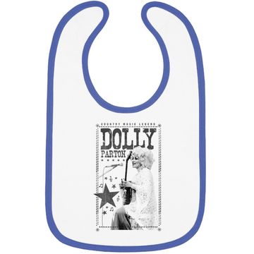 Discover Dolly Parton Country Music Legend Baby Bib