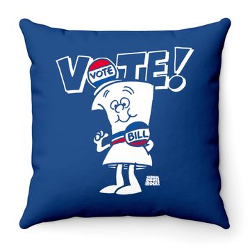 Discover Ripple Junction Schoolhouse Rock Vote With Bill Adult Throw Pillow