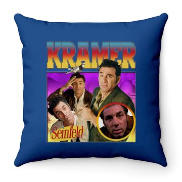 Discover Seinfeld - Kramer Homage Throw Pillow