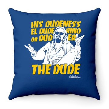 Discover The Big Lebowski The Dude  throw Pillow
