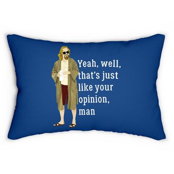Discover The Big Lebowski The Dude Yeah Lumbar Pillow