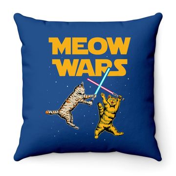 Discover Meow Wars -cat Lover Gift Throw Pillow