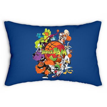 Discover Space Jam Tune Squad Marvin & Bugs Bunny Lumbar Pillow