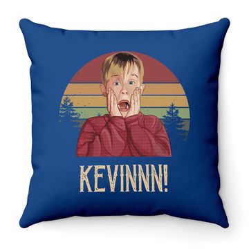 Discover Home Alone Kevin Mccallister Kevinnn! Circle Throw Pillow